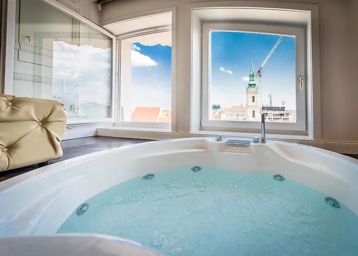 Skyline View Penthouses Apartament Budapesta